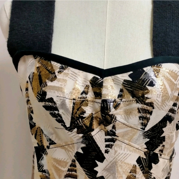 Louis Vuitton Silk Cocktail Dress Sz.38.(sz.6). Cashmere Straps. - Picture 9 of 17